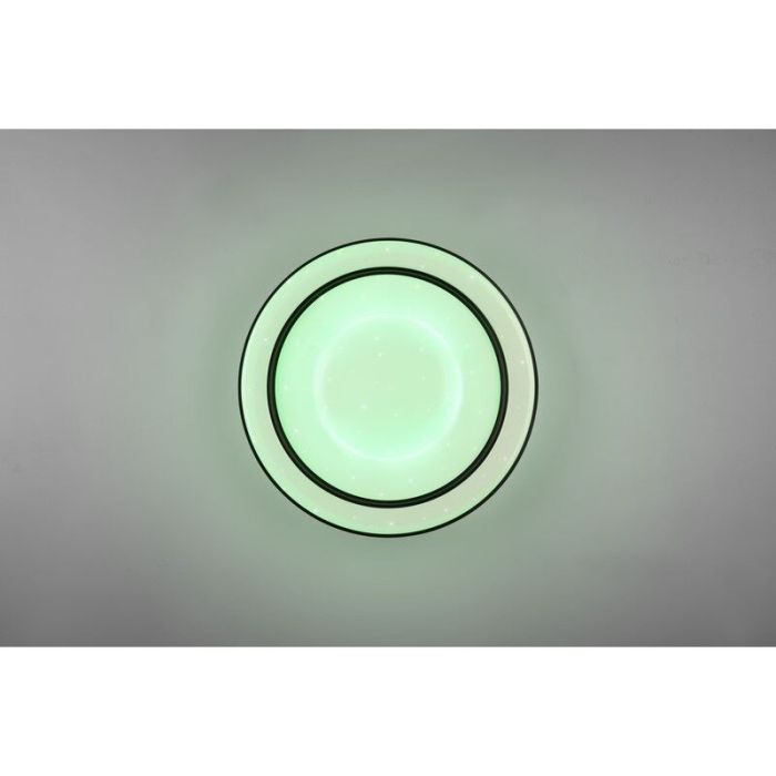 Schwarze Deckenlampe Modern, Navin, 22W, RGBW LED, mit Fernbedienung