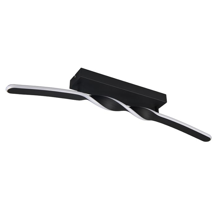 Schwarze Deckenleuchte Design, Quirinus, 18W, 4000K LED