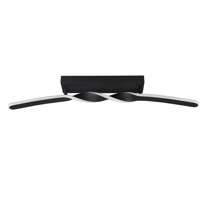 Schwarze Deckenleuchte Design, Quirinus, 18W, 4000K LED