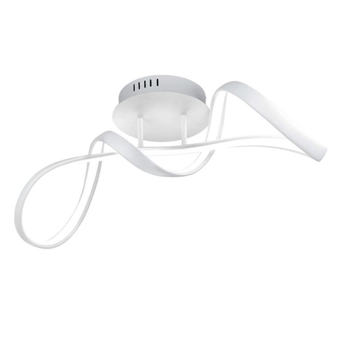 Weiße Deckenleuchte Design, Renso, 28W, 4000K LED, 3-stufig dimmbar