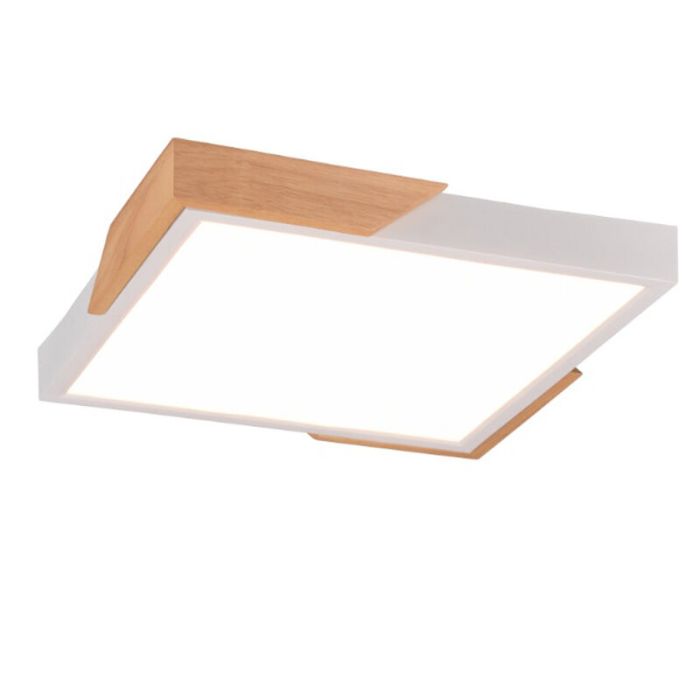 Weiße Deckenlampe Modern, Selinde, 20W, 3000K LED, 3-stufig dimmbar