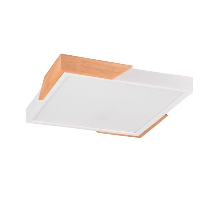 Weiße Deckenlampe Modern, Selinde, 20W, 3000K LED, 3-stufig dimmbar