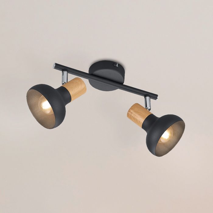 Schwarze Deckenstrahler Modern, Toos