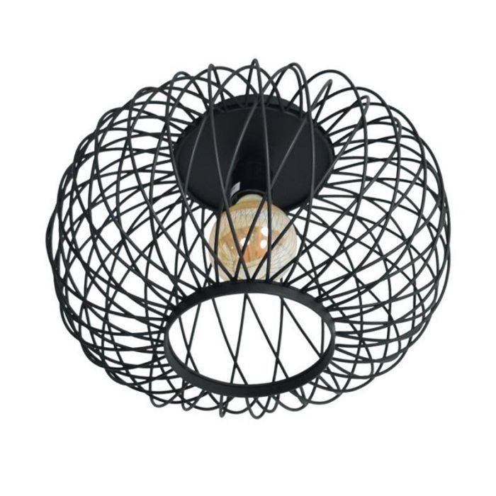 Industrielle Deckenlampe Schwarz, Karly