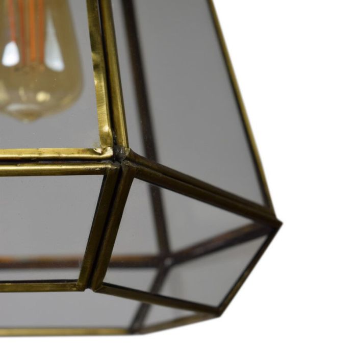 Industrielle Pendelleuchte Bronze, Jez