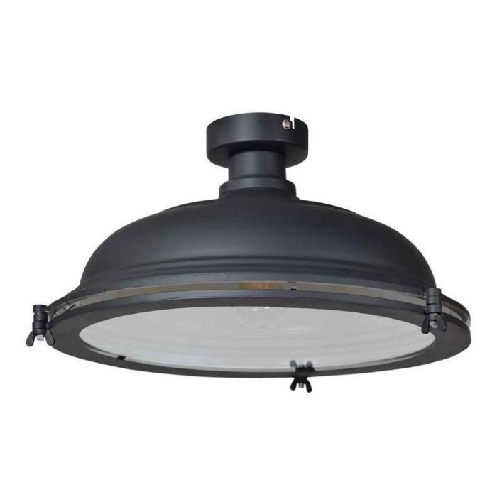 Industrielle Deckenleuchte Schwarz, Liga