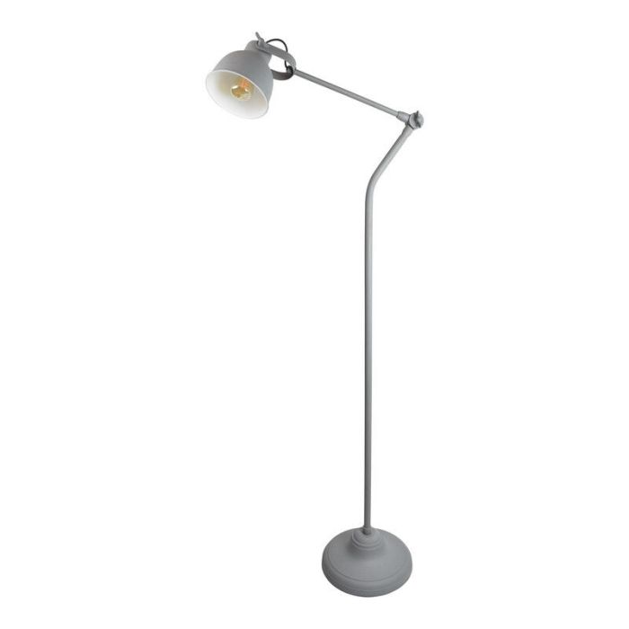 Industrielle Stehlampe Grau, Redon, mit Schalter