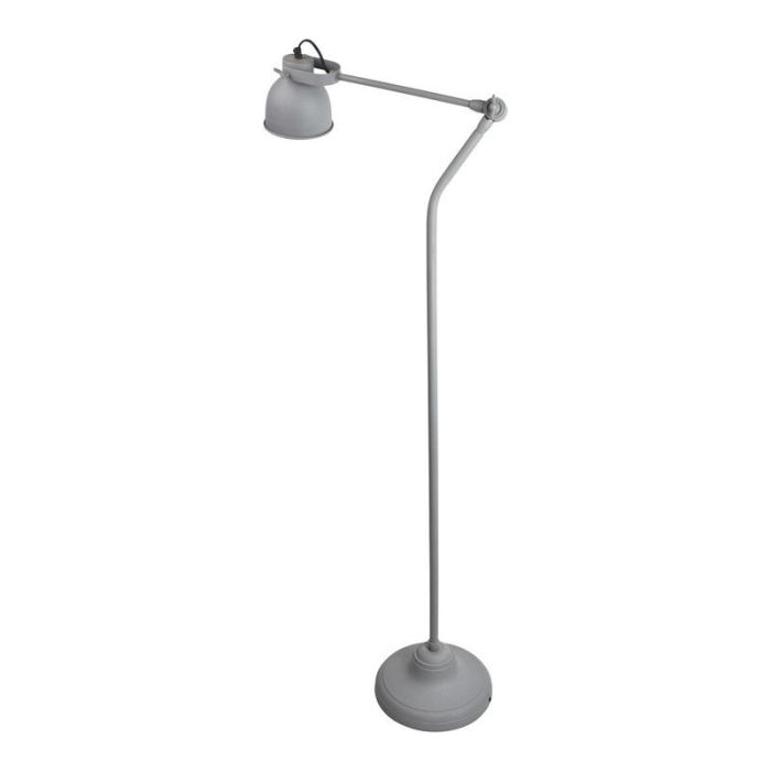 Industrielle Stehlampe Grau, Redon, mit Schalter