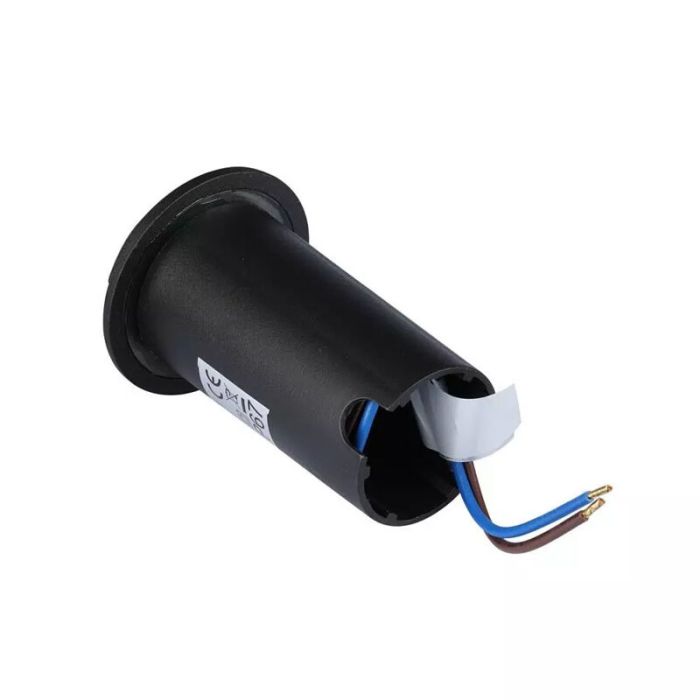 Moderne Bodeneinbaustrahler außen Schwarz, Marcus, 1W, 6500K LED, IP67