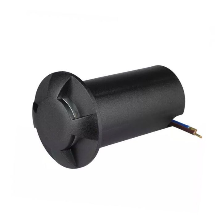 Moderne Bodeneinbaustrahler außen Schwarz, Marcus, 1W, 3000K LED, IP67