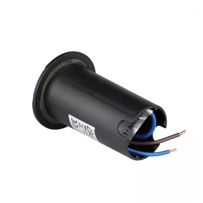 Moderne Bodeneinbaustrahler außen Schwarz, Marcus, 1W, 3000K LED, IP67