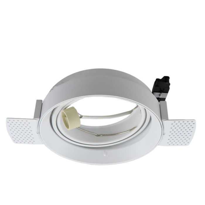 Moderne Trimless Einbaustrahler Weiß, Wilhelm, GU10 AR111