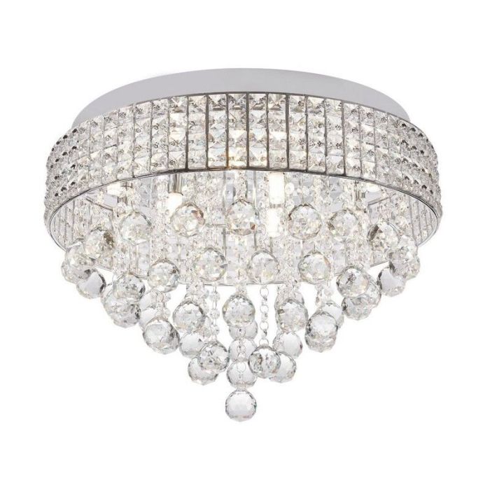 Design Deckenlampe Chrom, Mitzy