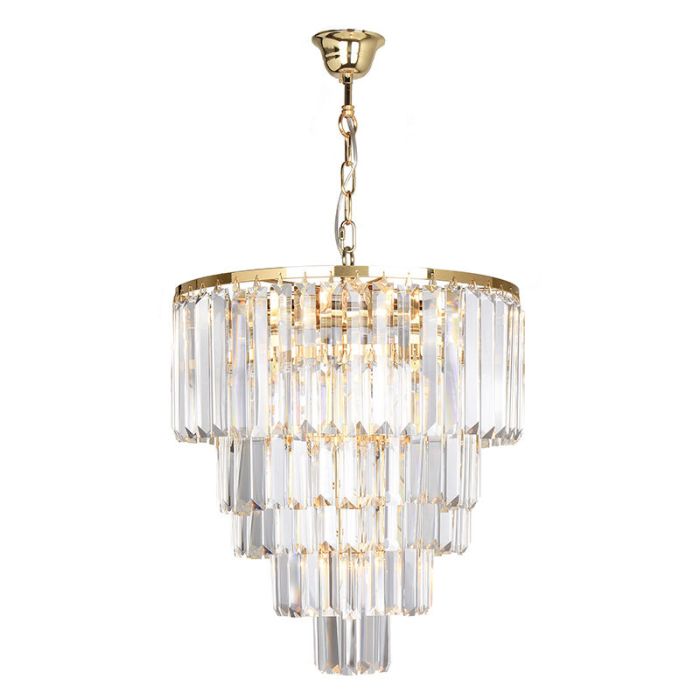 Design Pendelleuchte Gold, Kajol