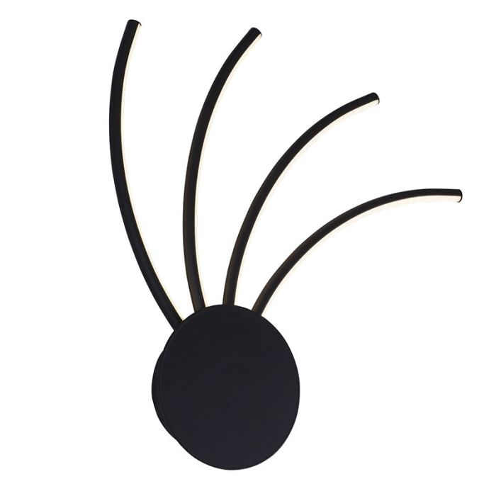 Moderne Wandleuchte Gold, Laurina, 11W, warm- bis kaltweiß einstellbare LED
